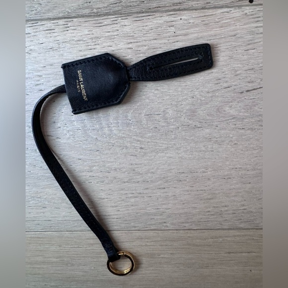 Yves Saint Laurent Calfskin Monogram black leather Cabas bag - Picture 7 of 7